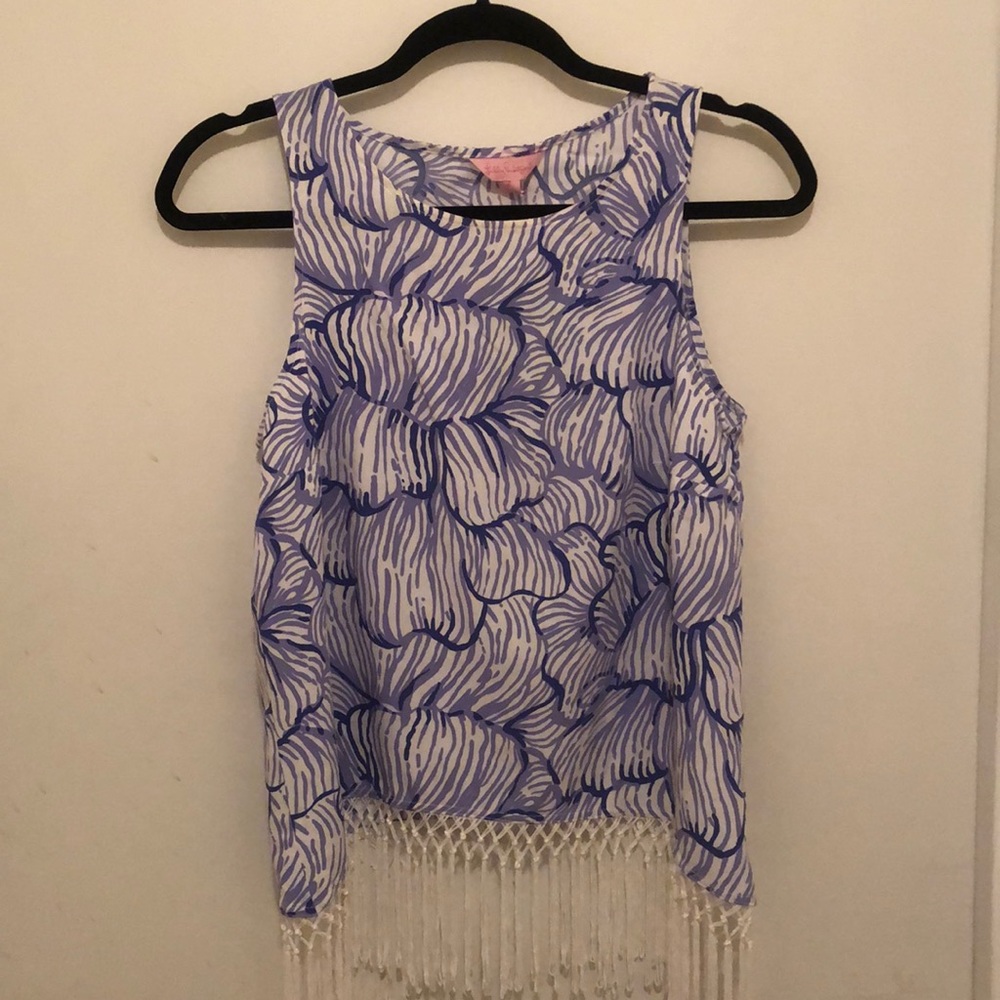 Lilly Pulitizer's Sonya Set in Lillys Lilac House of Nemo (Size 2-top & bottom)